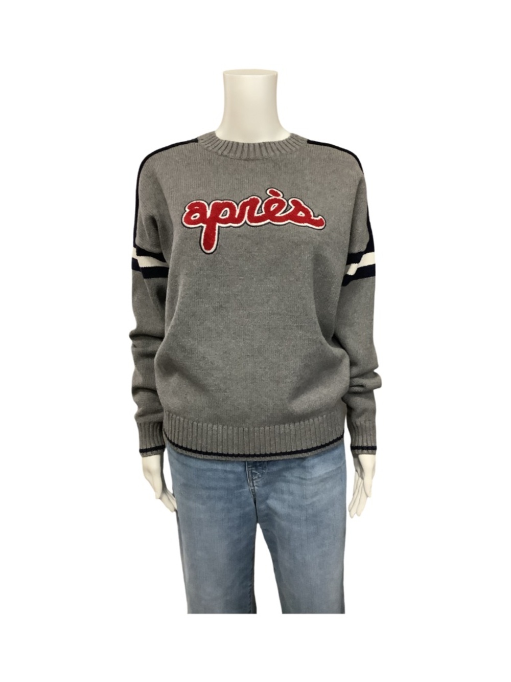 Alp N Rock Apres Crew Neck Sweater Graphic Print Size: S